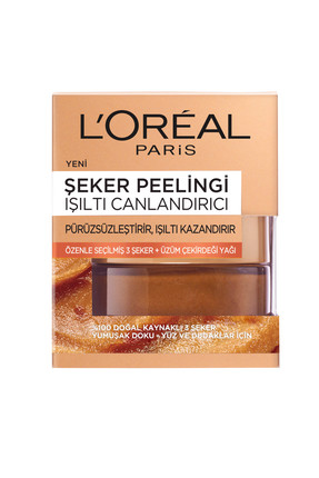 L'Oreal Paris Sugar Peeling Shine Revitalizing - Grape Oil