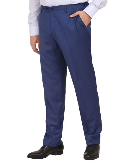 Multicolour wool and silk trousers