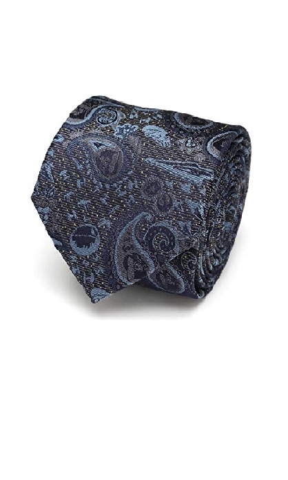Vader Paisley Blue and Gray Men's Tie