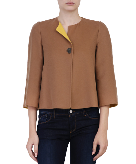 Brown gabardine jacket