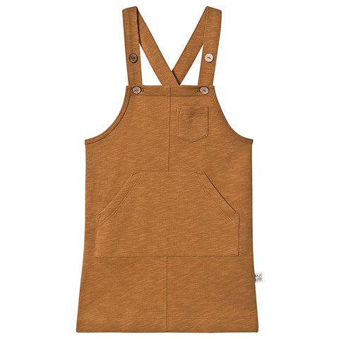 Cathay Spice Slub Pinafore Dress