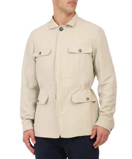 Men's Natural Kensington Short Trench Coat
