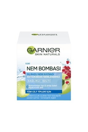 Previous Next Garnier Water Based Moisturizing Cream for All Skin Types 50 ml 3600542028141