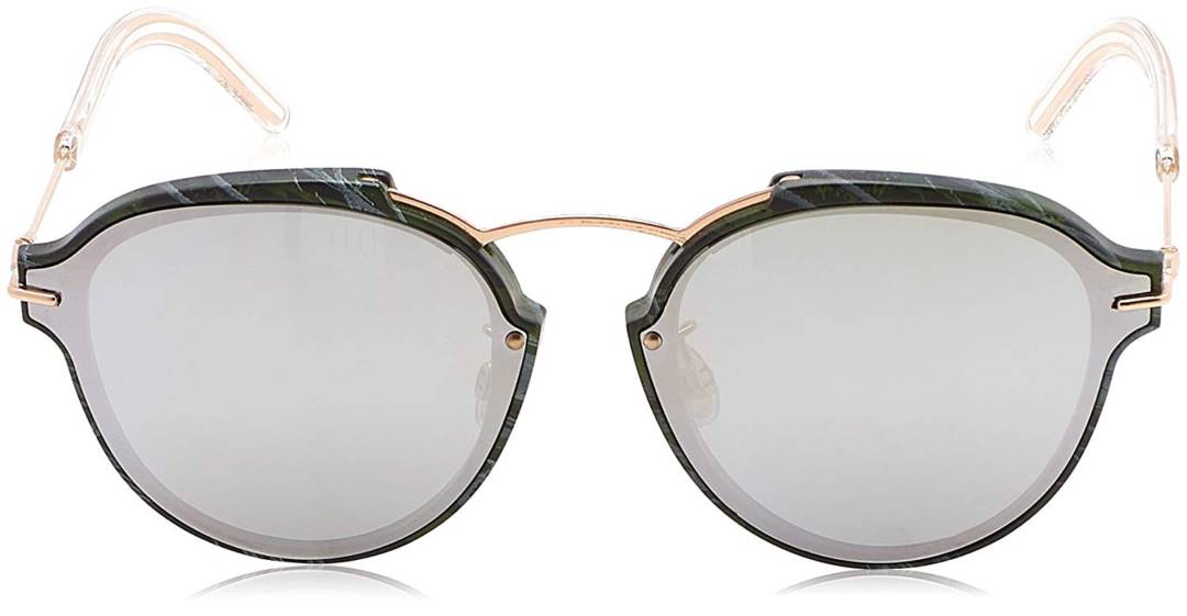 Christian Dior Women's Dioreclat Dc Sunglasses, Black (Grnmrbl Gold),60
