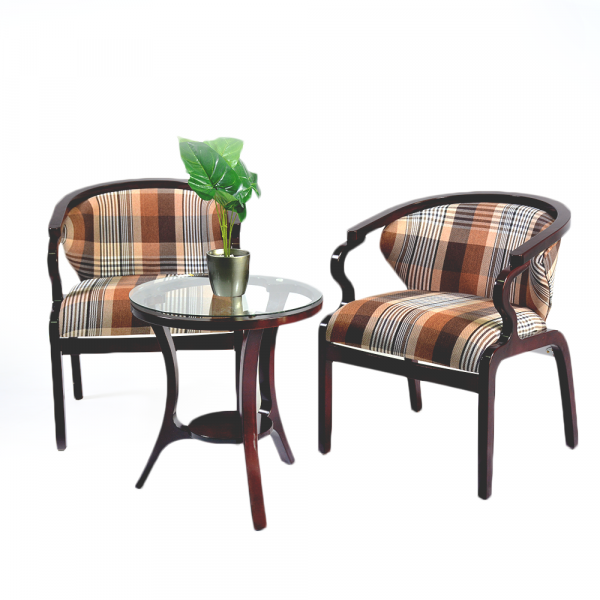 Armchair + Magazine Desk Set