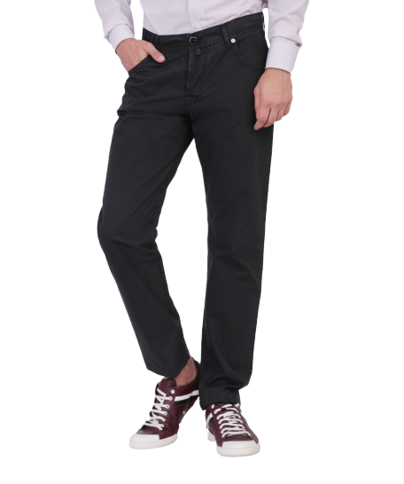 Black denim jeans