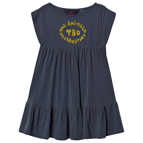 Blue The Animals Robin Kids Dress